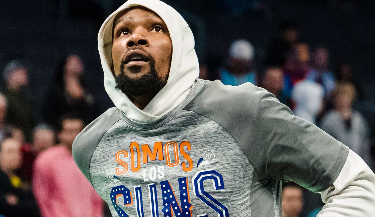 Kevin Durant wartet weiter auf sein Heimdebüt für die Phoenix Suns.