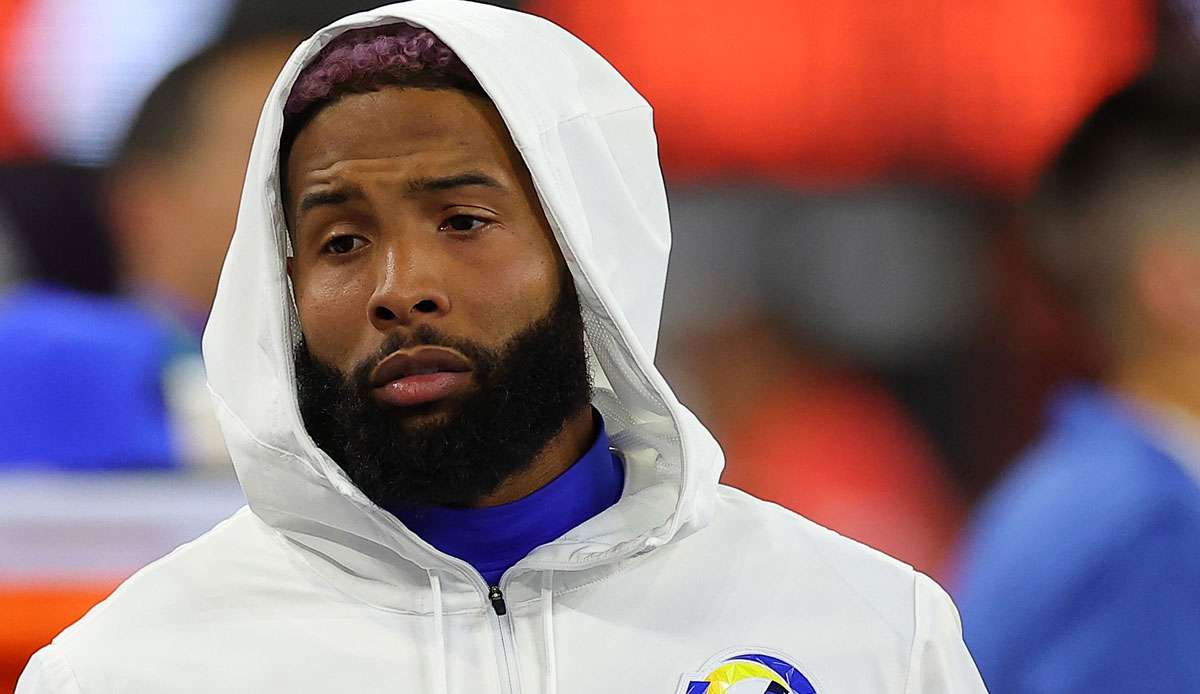 Odell Beckham Jr. spielte zuletzt in Super Bowl LVI für die Rams in der NFL.