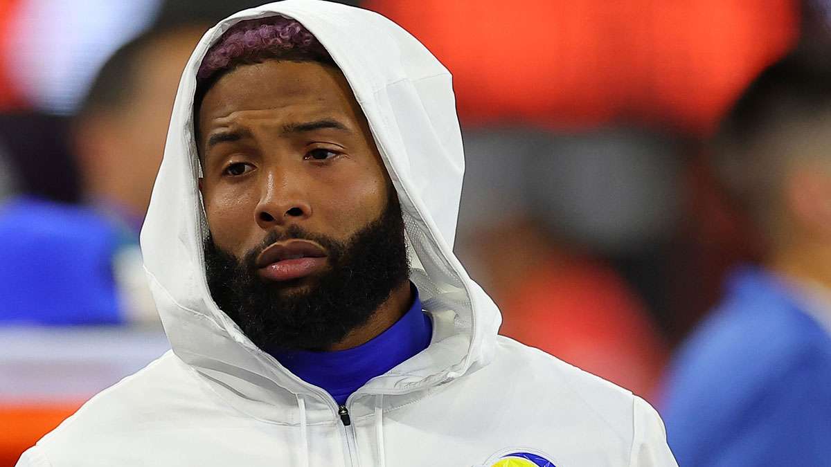 Odell Beckham Jr. spielte zuletzt in Super Bowl LVI für die Rams in der NFL.