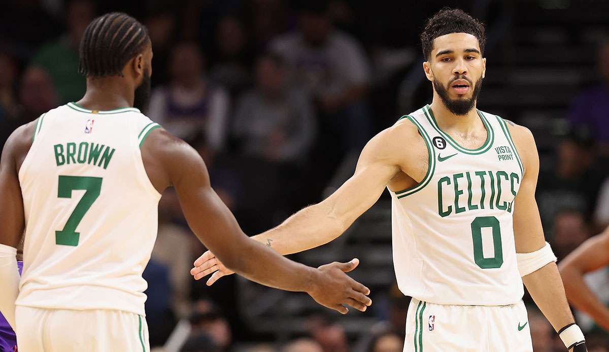 Jayson Tatum und Jaylen Brown kamen gegen die Bucks zusammen auf 70 Punkte.