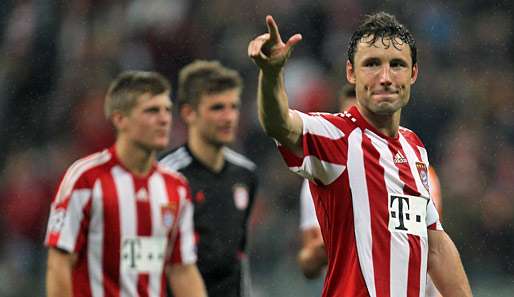 Kapitän Mark van Bommel will den FCB beim FC Basel zum zweiten Vorrunden-Sieg führen