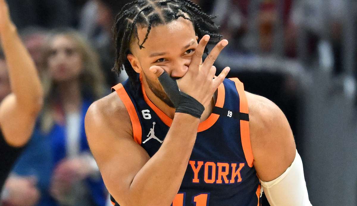 Jalen Brunson übernahm für die Knicks in der zweiten Halbzeit.
