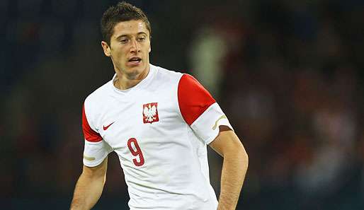 Robert Lewandowski erzielte in 25 Länderspielen sieben Tore