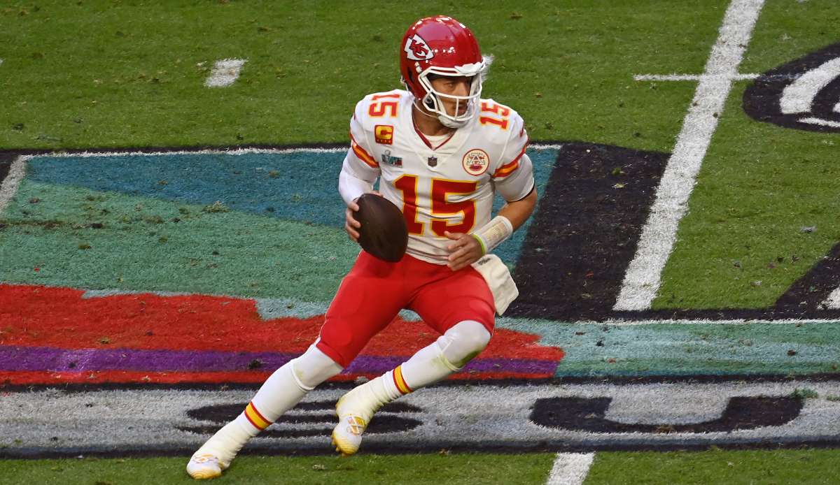 The NFL is back: Patrick Mahomes ist mit den Kansas City Chiefs in der Saison 2023/24 in Deutschland zu Gast.