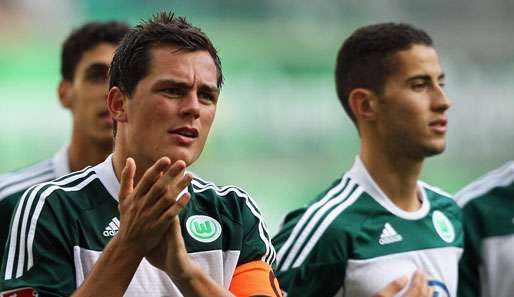 Stand beim VfL Wolfsburg bisher nur im Hintergrund: Nassim Ben Khalifa (r.)
