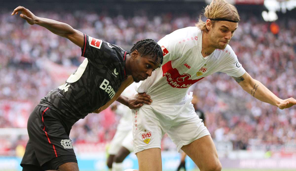 Leverkusen kam in Stuttgart nicht über ein 1:1 hinaus.