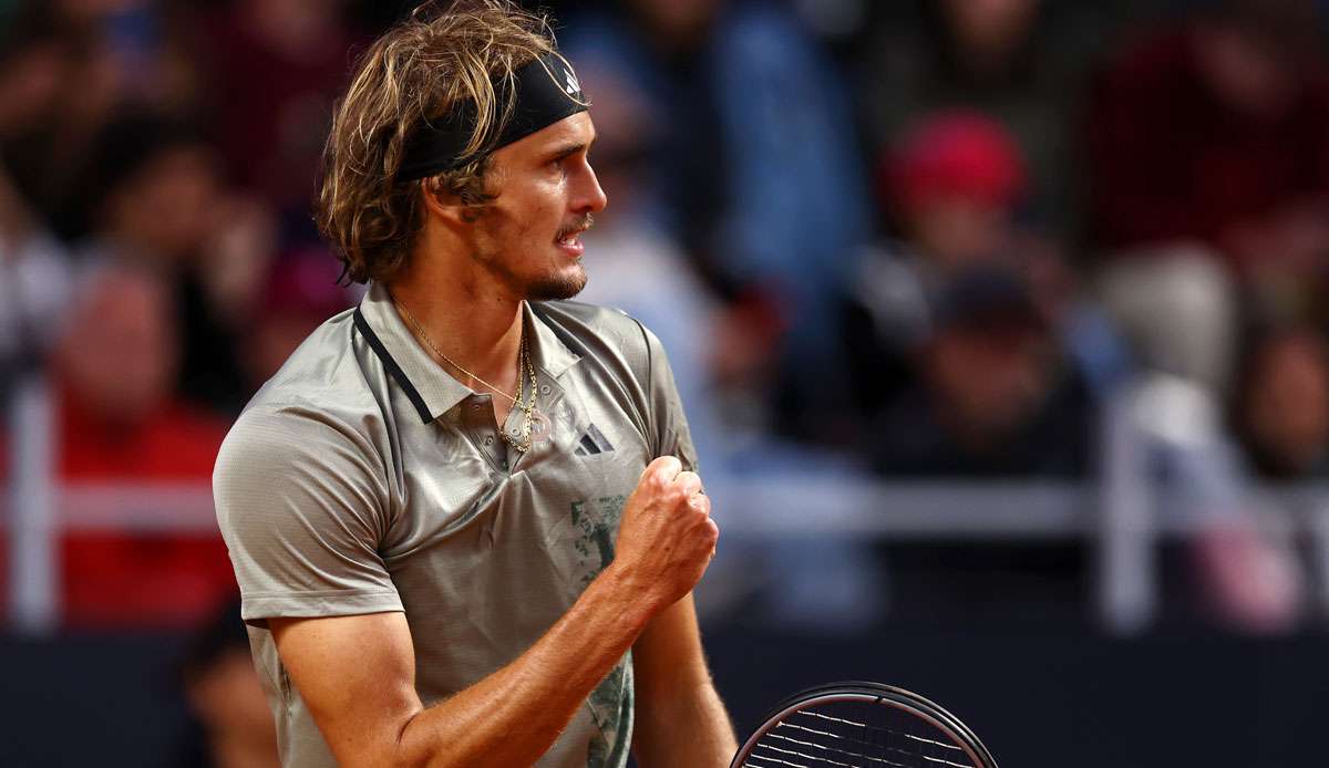 Alexander Zverev hat in Rom die 3. Runde erreicht.