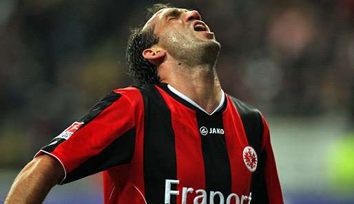 Theofanis Gekas traf in sechs Bundesligaspielen bislang vier Mal für die Eintracht