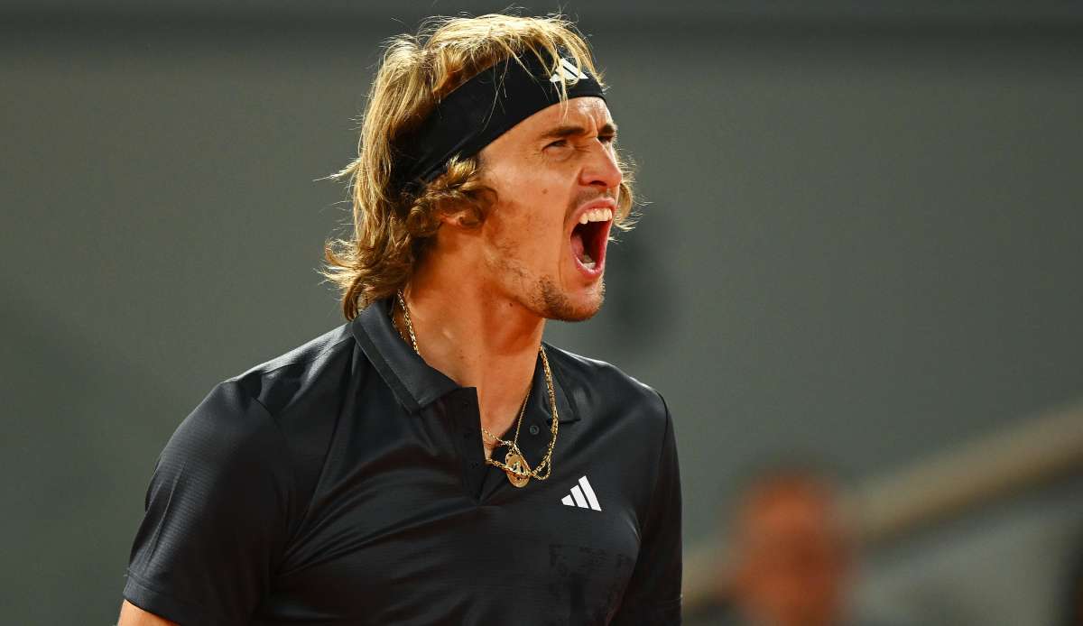 Bisher läuft's: Alexander Zverev steht nach überzeugenden Auftritten im Halbfinale der French Open.