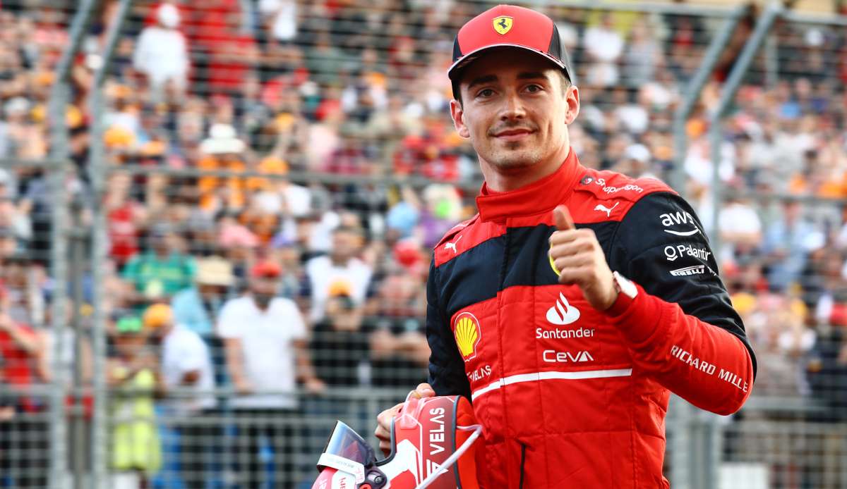 Charles Leclerc wird beim GP von Belgien von der Pole Position starten.