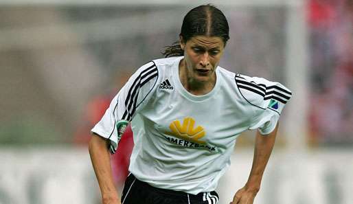 Kerstin Garefrekes spielt seit 2004 für den 1. FFC Frankfurt