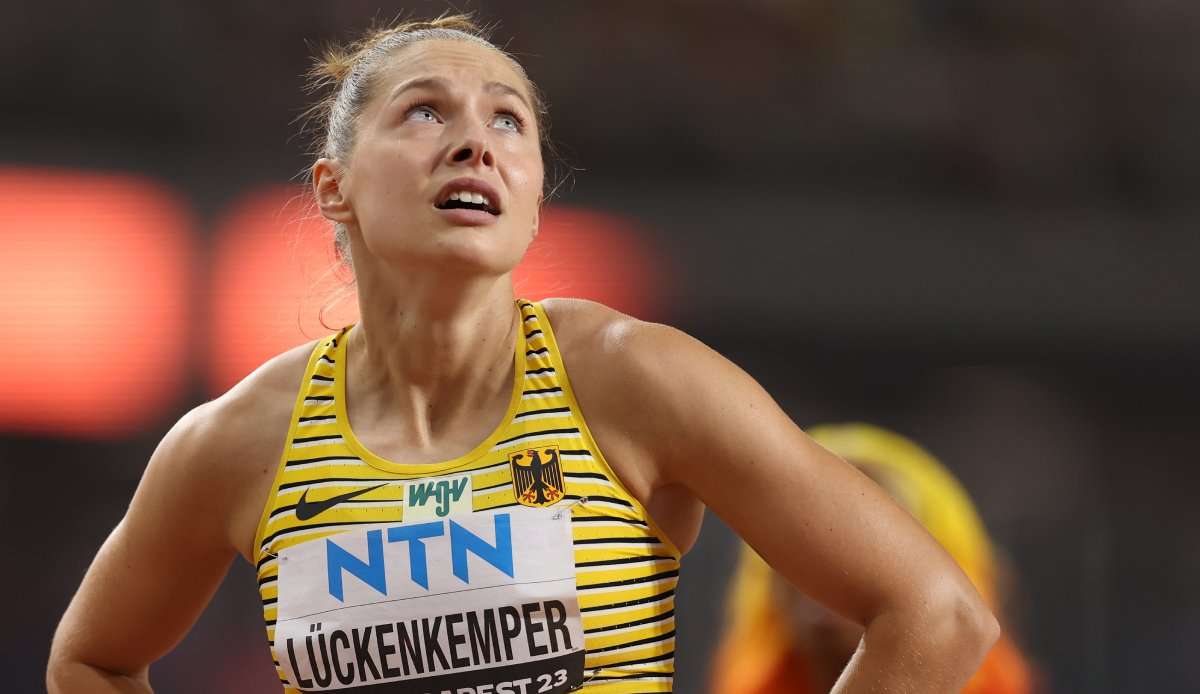 Europameisterin Gina Lückenkemper schaffte es bei der Leichtathletik-WM in Budapest nicht ins Finale.