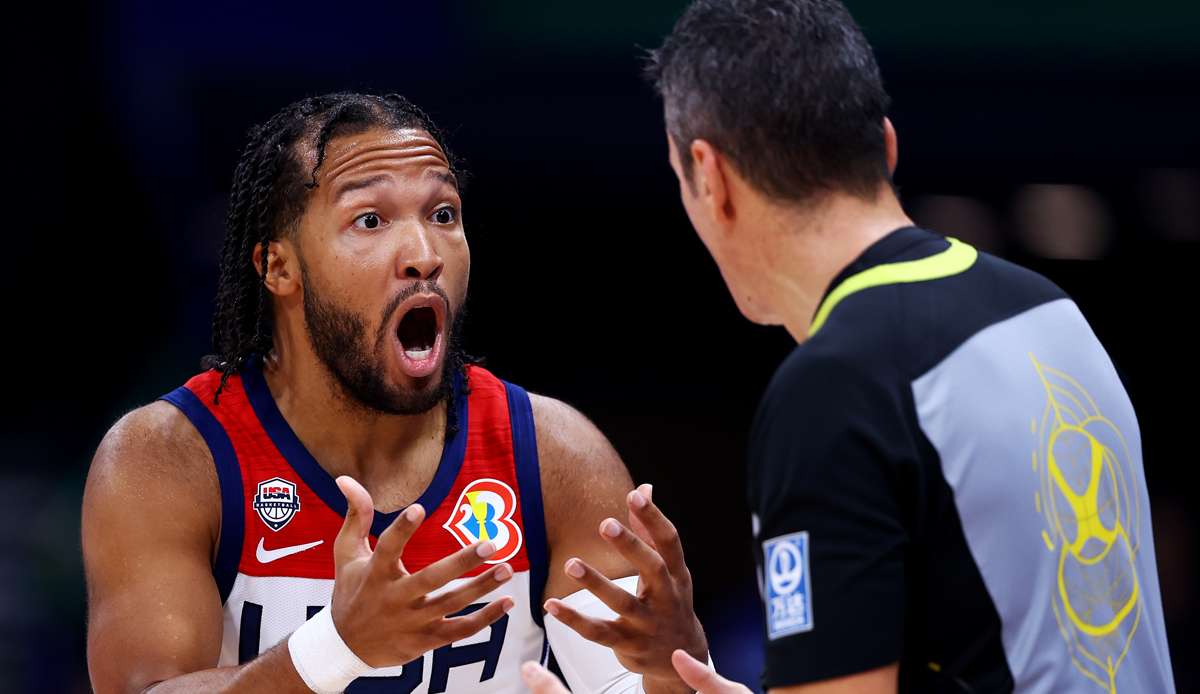 Jalen Brunson und Team USA haben die erste Niederlage einstecken müssen.