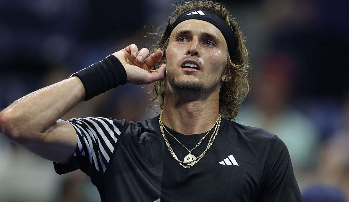 Alexander Zverev steht bei den US Open im Viertelfinale.