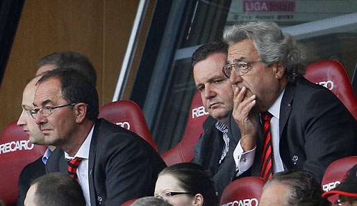 VfB-Präsident Erwin Staudt (l.) und Aufsichtsratschef Dieter Hundt (r.)