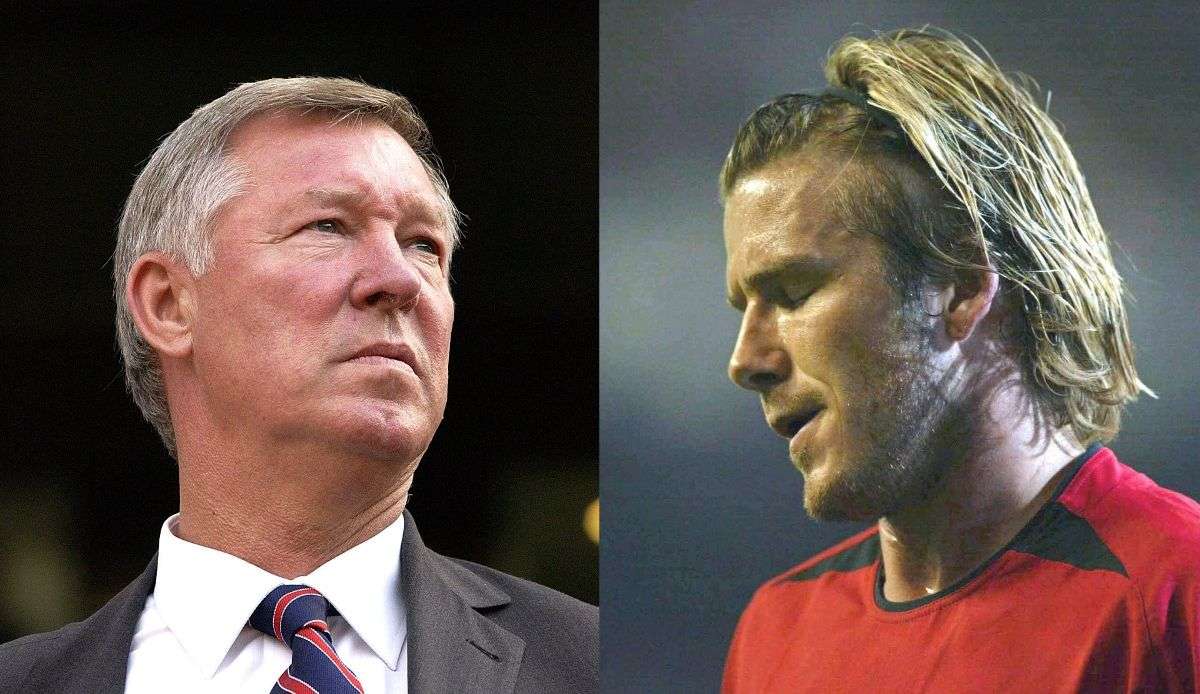 Alex Ferguson und David Beckhamm.