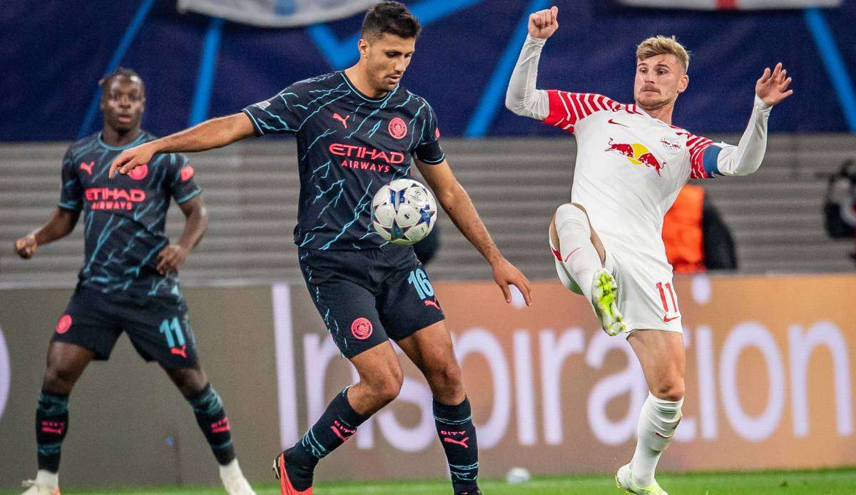 Das Hinspiel gewann Manchester City gegen RB Leipzig mit 3:1.