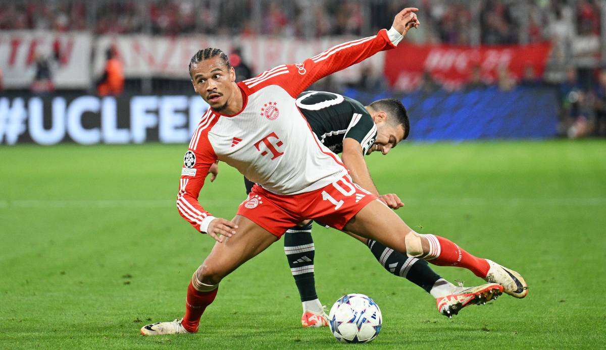 Leroy Sane spielt mit dem FC Bayern München heute bei Manchester United.