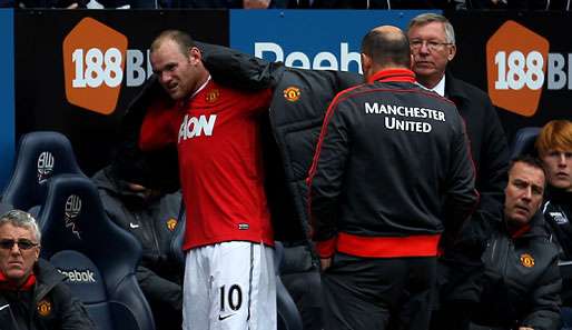 Wayne Rooney (l.) wechselte 2004 vom FC Everton zu Manchester United. Ist im Winter alles vorbei?