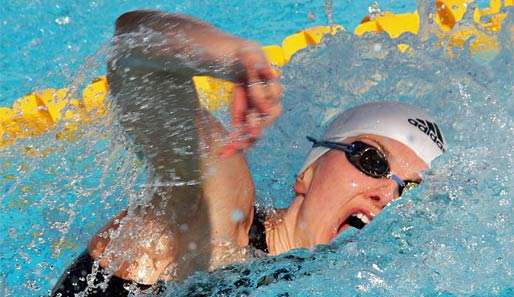 Comeback in Berlin: Britta Steffen schwimmt ihre Paradestrecken