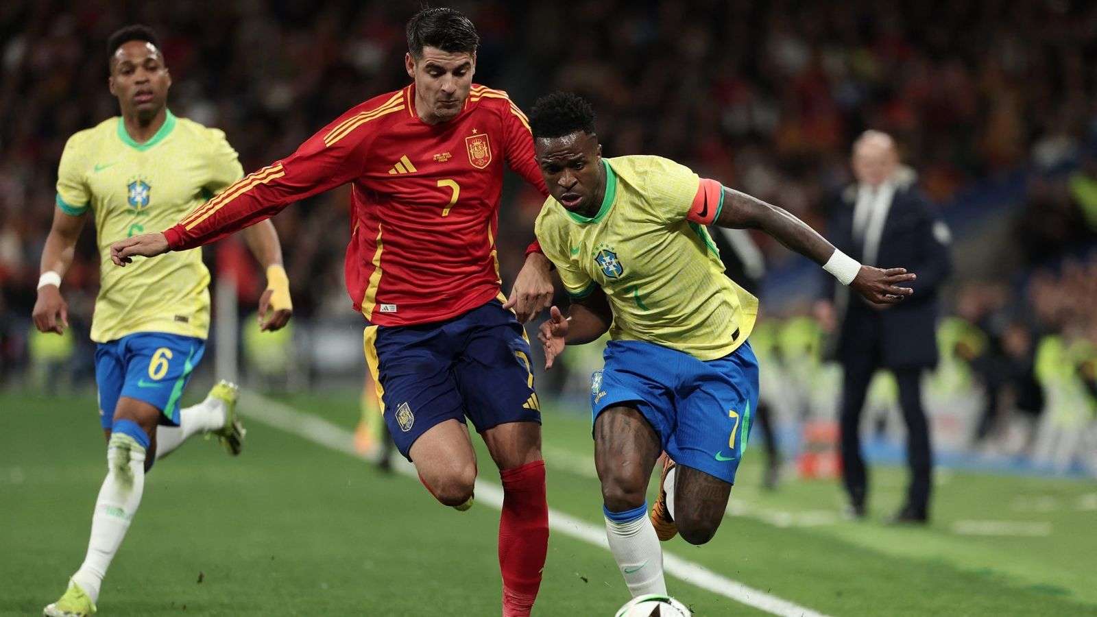 Alvaro Morata (Spain) vs. Vinicius Jr. (Brasil) 2024