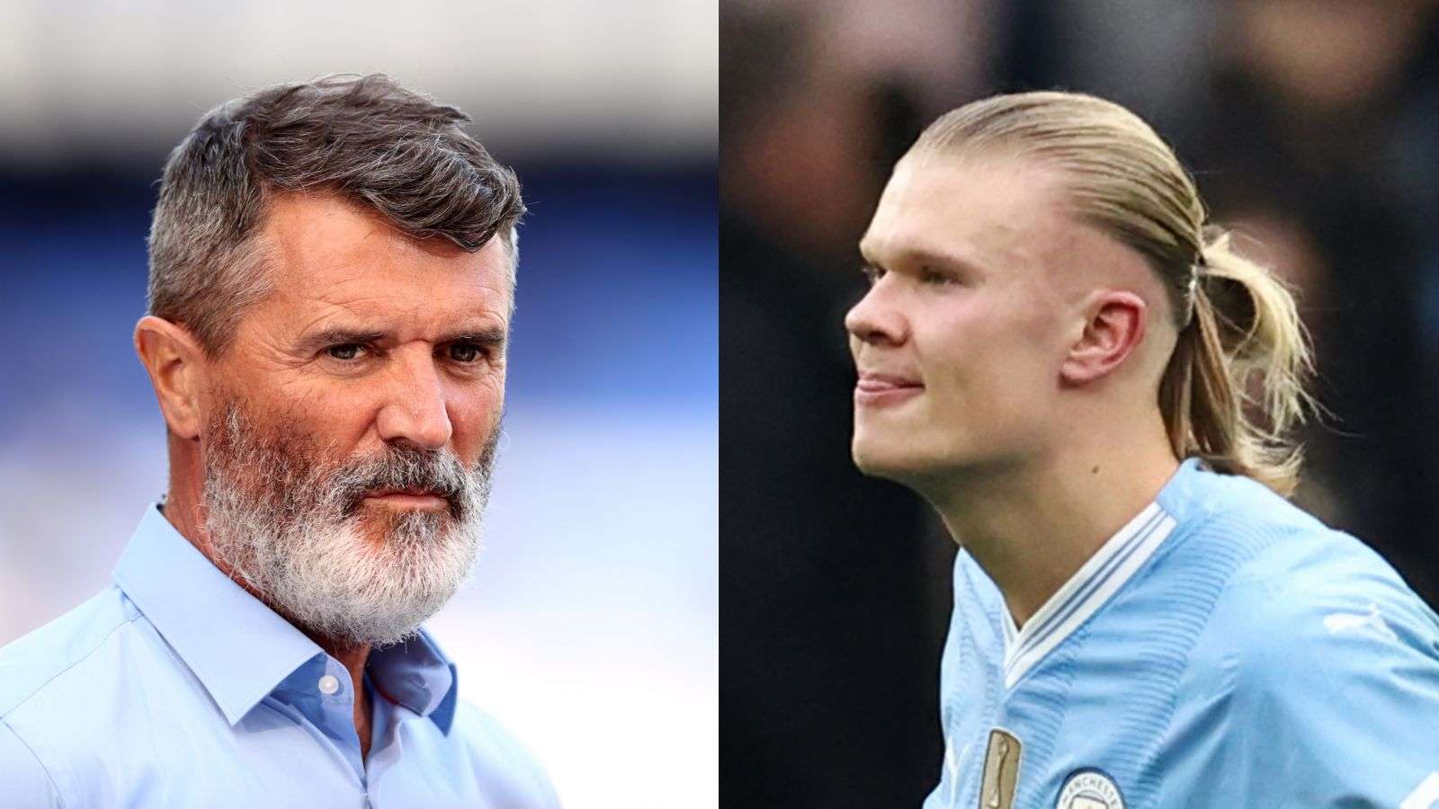 GFX Roy Keane Erling Haaland Manchester City