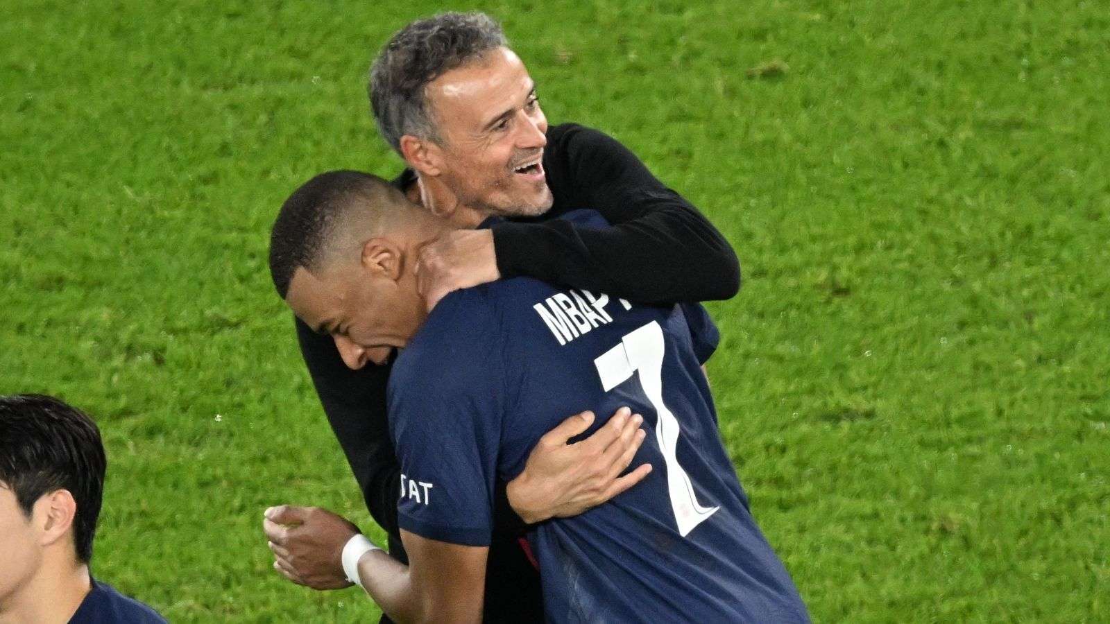 Kylian Mbappe und Luis Enrique