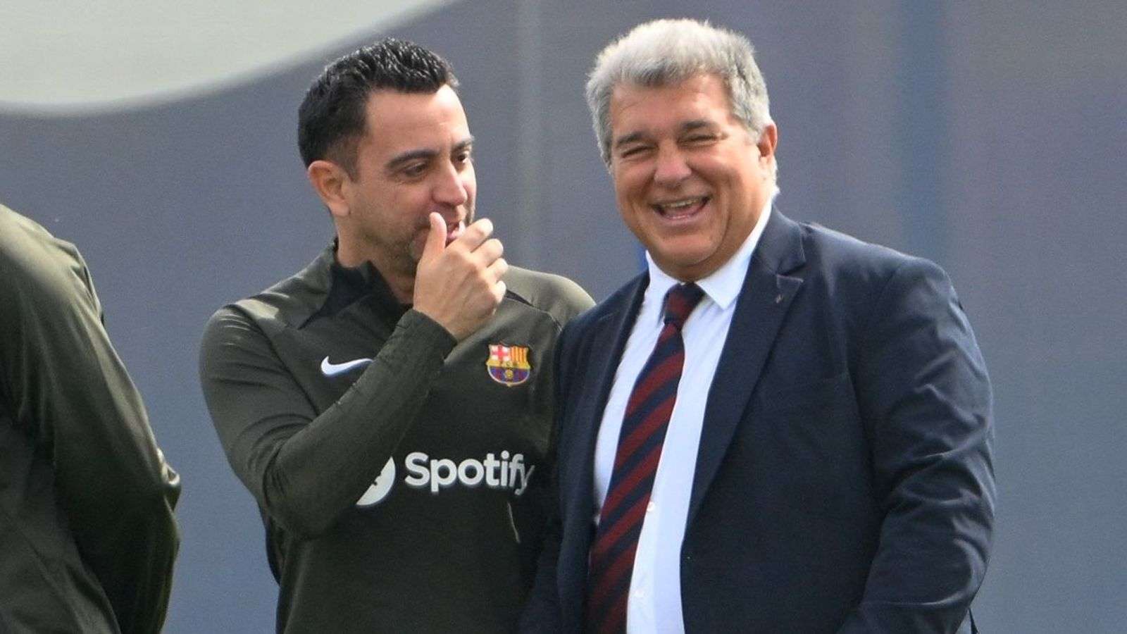 Xavi, Joan Laporta