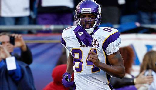 Randy Moss' Zeit bei den Minnesota Vikings ist schon wieder abgelaufen 
