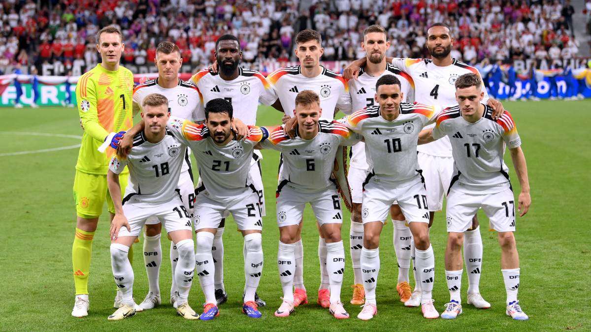 Das DFB-Team bei der Europameisterschaft.