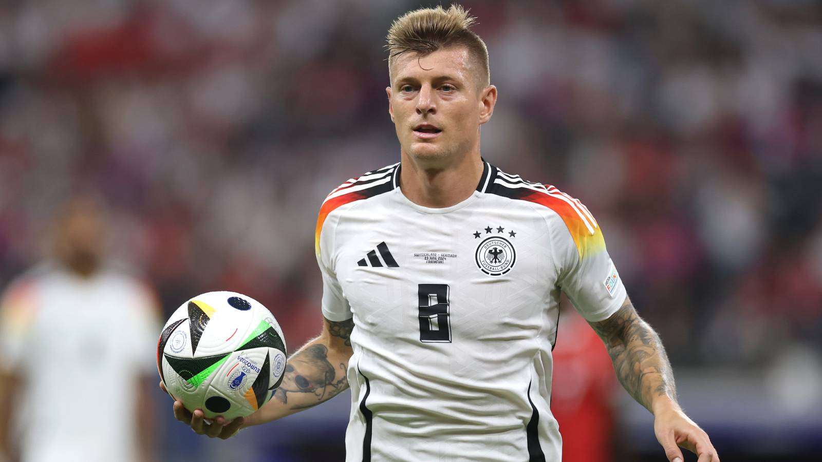 Toni Kroos will verhindern, dass die Partie gegen Spanien heute seine letzte in seiner Karriere ist.