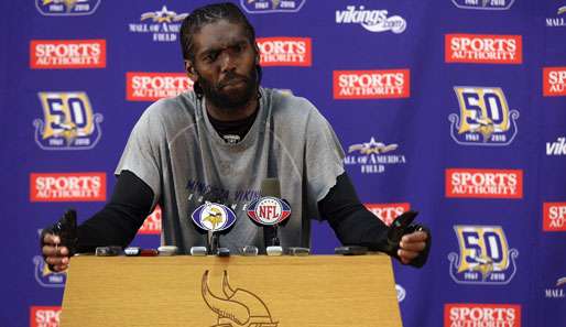 Randy Moss war erst im Oktober nach Minneapolis gekommen