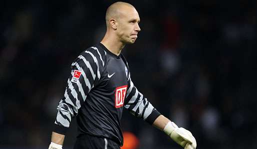 Der niederländische Keeper Maikel Aerts spielte 2005 bei Feyenoord Rotterdam