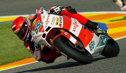 In der Moto2-Klasse startet Bradl für das deutsche Team Viessman Kiefer Racing