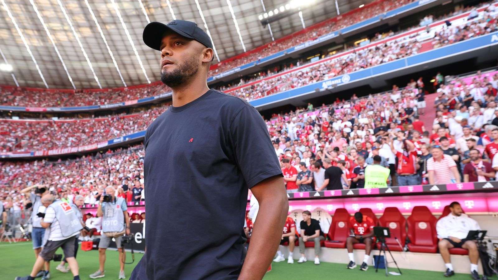 Bayern Münchens Trainer Vincent Kompany.