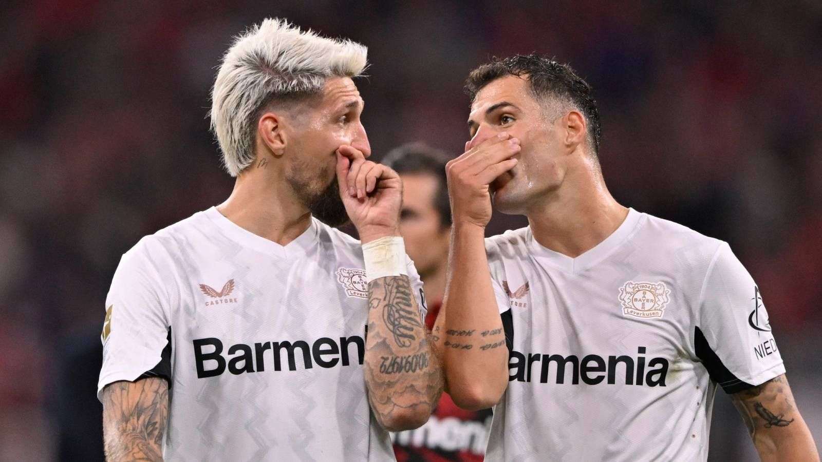 Granit Xhaka & Robert Andrich Bayer Leverkusen 2024