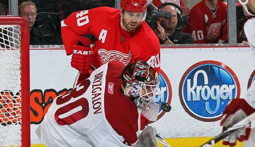 Detroits Henrik Zetterberg entschied die Partie gegen Phoenix
