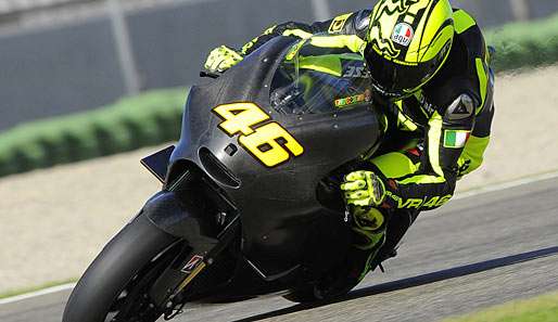 Hielt sich dem Team zuliebe etwas zurück: Valentino Rossi