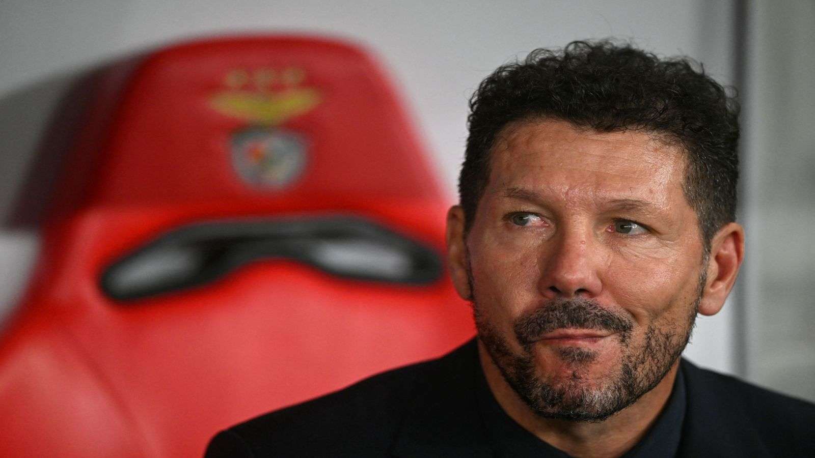 Atlético Madrids Trainer Diego Simeone.