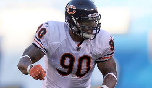 Julius Peppers hatte mit 3 Sacks einen nicht unerheblichen Anteil am Bears-Sieg in Miami 