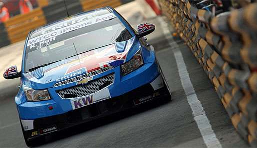 Der Brite Robert Huff holte sich beim Saisonfinale in Macau die Pole