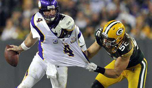 Brett Favre tritt mit den Minnesota Vikings gegen sein altes Team aus Green Bay an