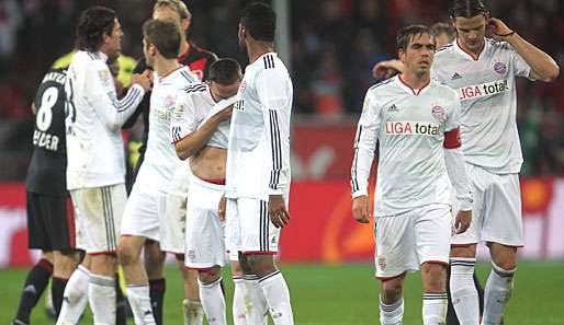 Nach dem 1:1 bei Bayer Leverkusen hat Bayern bereits 14 Punkte Rückstand auf Platz eins