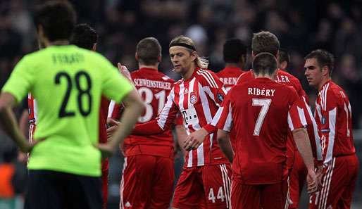 Anatolij Tymoschtschuk (Nr. 44) erzielte das zwischenzeitliche 2:0 für den FC Bayern