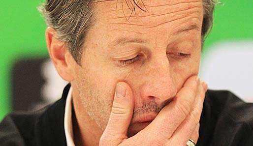 Jens Keller ratlos: Das Spiel in Hannover dürfte sein letztes als VfB-Coach gewesen sein
