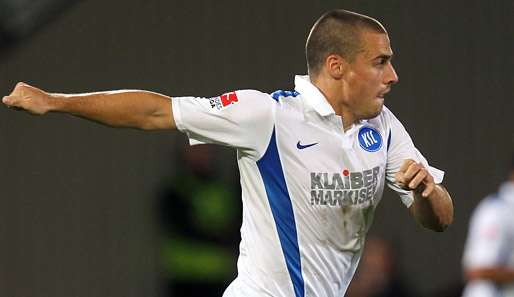 Timo Staffeldt erzielte gegen Arminia Bielefeld das goldene Tor für den KSC