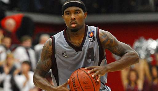 Tyrese Rice war mit 19 Punkten beim Sieg in Berlin Topscorer der Dragons