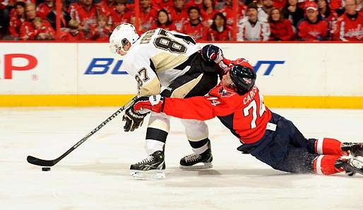 Wie um alles in der Welt soll man Sidney Crosby aufhalten? Die Caps wussten es auch nicht...