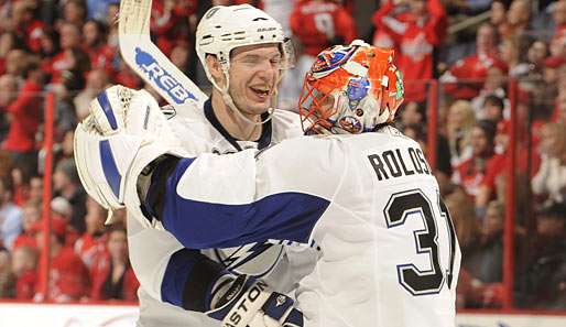 Großartiger Start bei Tampa Bay: Goalie Dwayne Roloson gelang gegen Washington ein Shutout