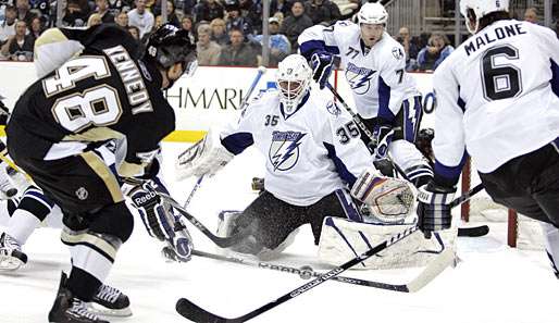 Lightning-Goalie Roloson konnte einem leid tun. Gegen Washington feierte er noch einen Shutout